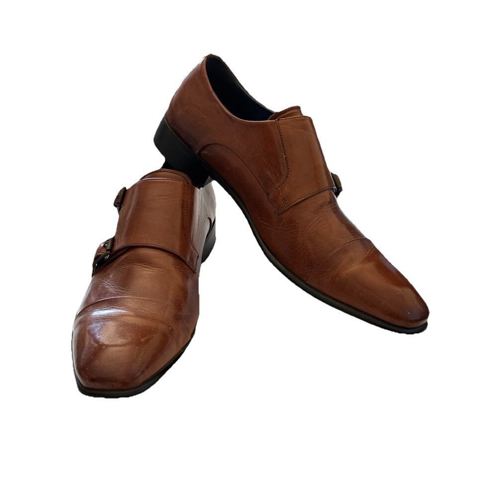 Steve Madden Bowen Limited Edition Cognac Oxford Dress Men's Shoe Size 12M